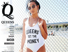 Tablet Screenshot of crownthequeens.com